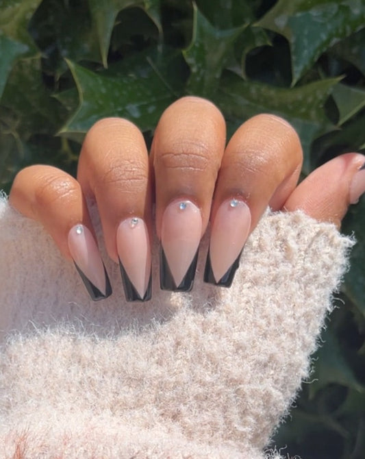 Black V French Tips