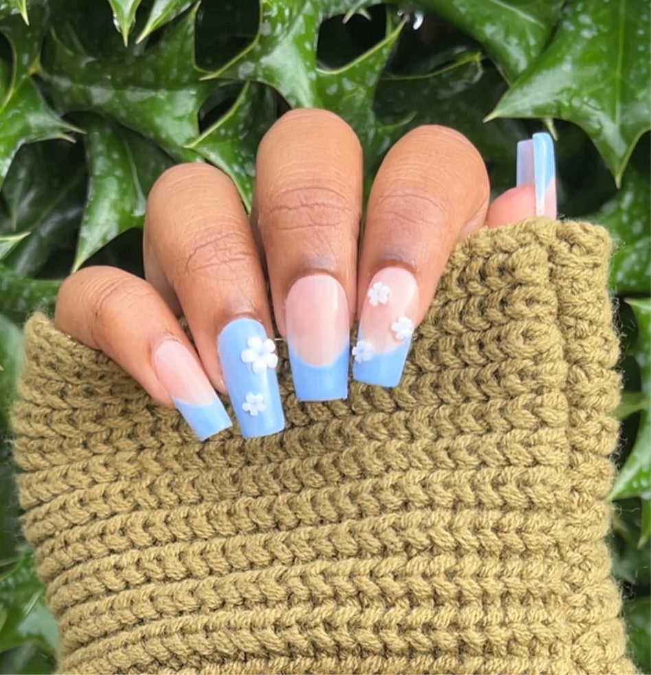 Blue Flower Frenchies